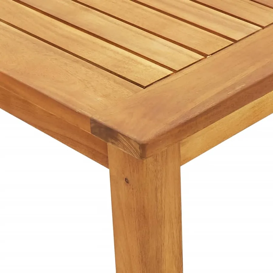 Ensemble à manger de jardin 5 pcs 85x85x74 cm Bois d'acacia solide - 7