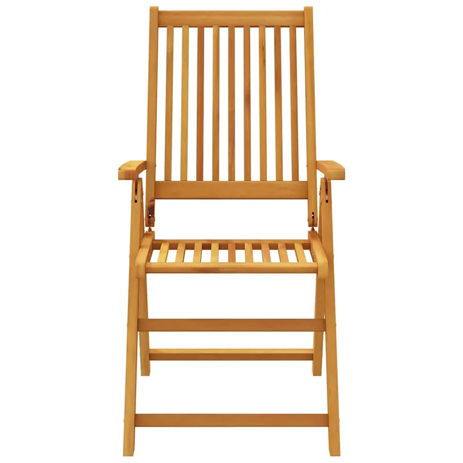 Ensemble à manger de jardin 3 pcs Bois d'acacia solide - 6