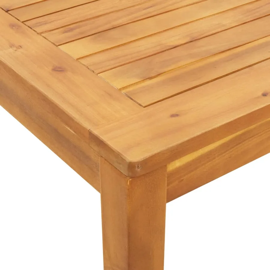 Ensemble à manger de jardin 5 pcs Bois d'acacia solide - 7