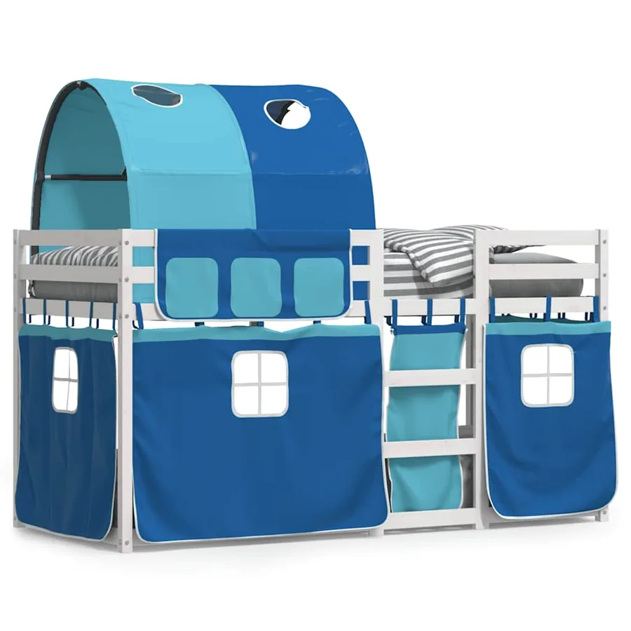 Lit superposé sans matelas 90x200 cm bois de pin massif - 2