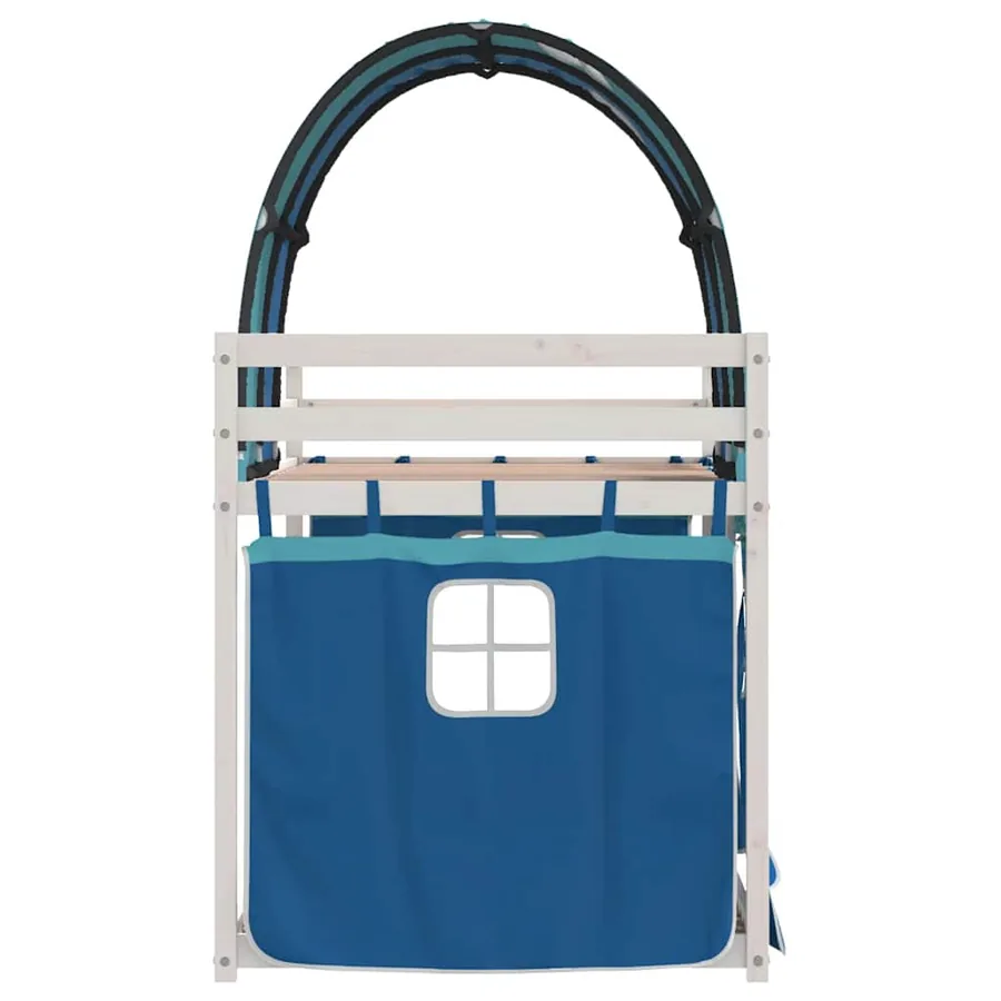Lit superposé sans matelas 90x200 cm bois de pin massif - 6