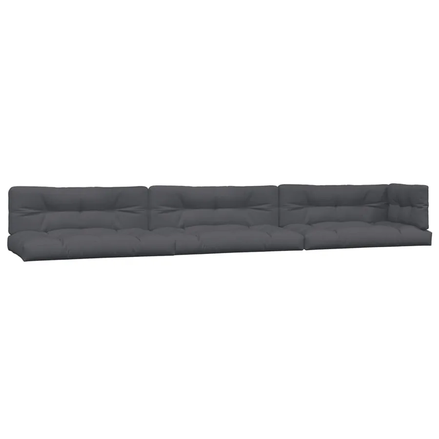 Salon palette de jardin avec coussins 5pcs bois d'acacia massif - 6
