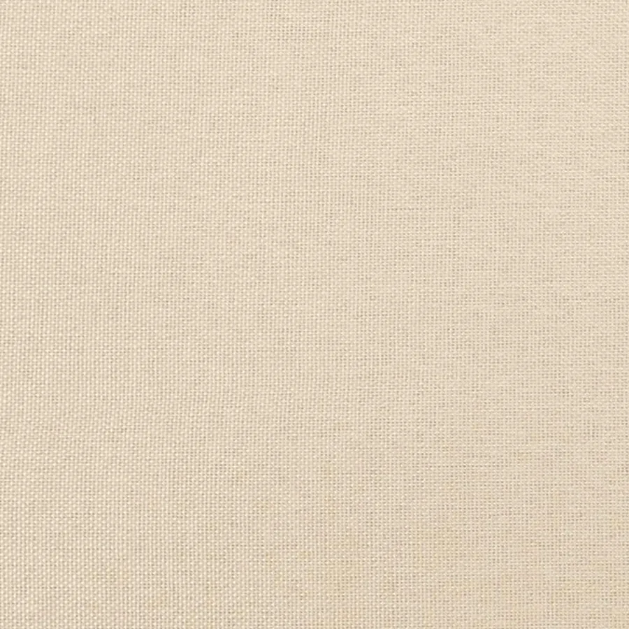 Sommier à lattes de lit avec matelas crème 120x190 cm tissu - 8