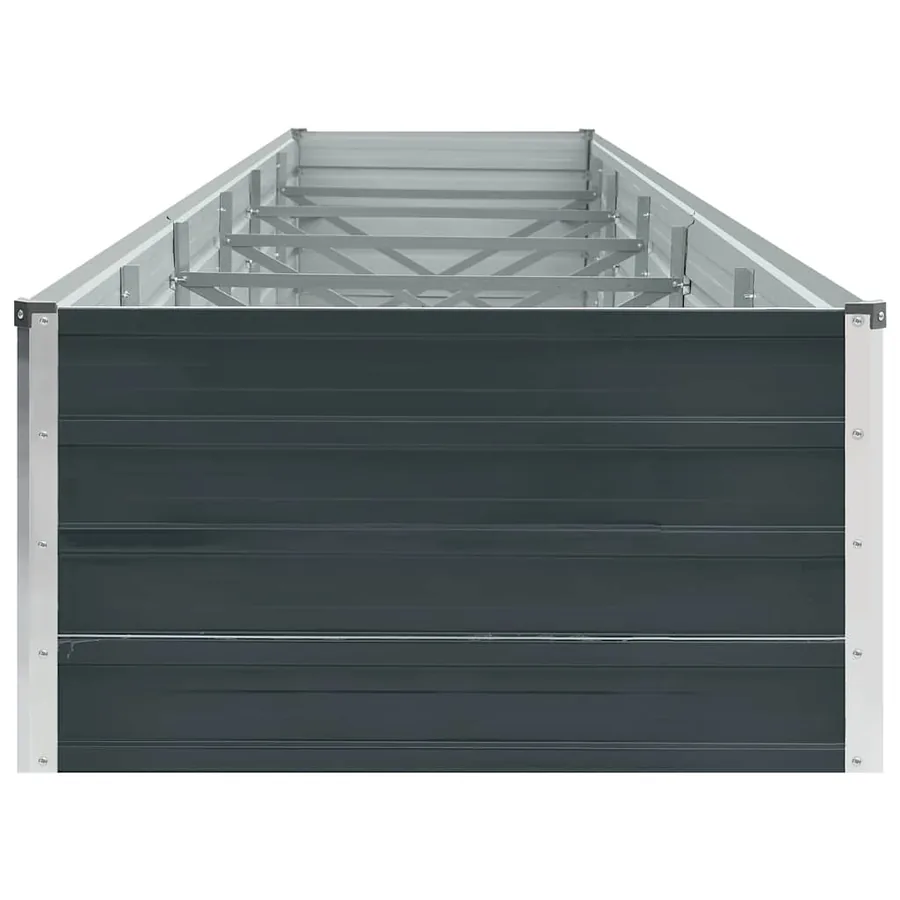 Lit surélevé de jardin Acier galvanisé 480x80x45 cm Anthracite - 5