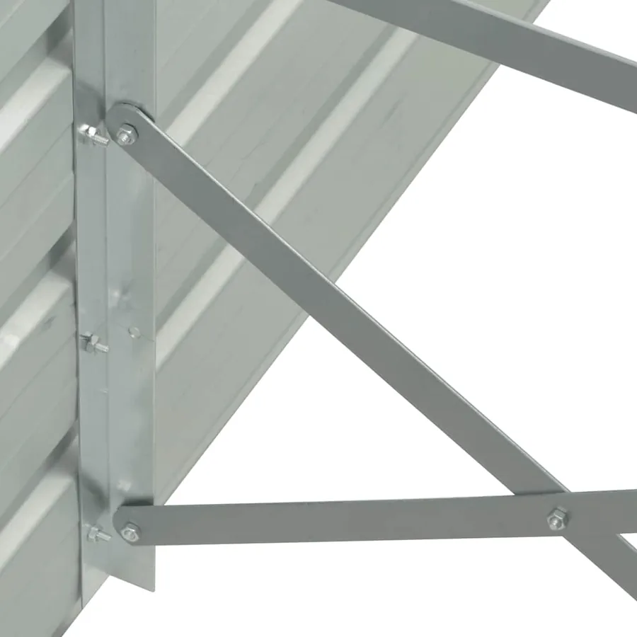 Lit surélevé de jardin Acier galvanisé 480x80x45 cm Anthracite - 6