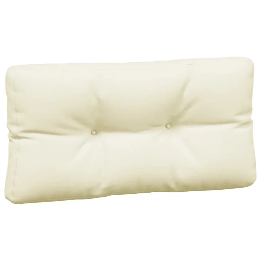 Coussins de palette lot de 7 crème tissu - 5