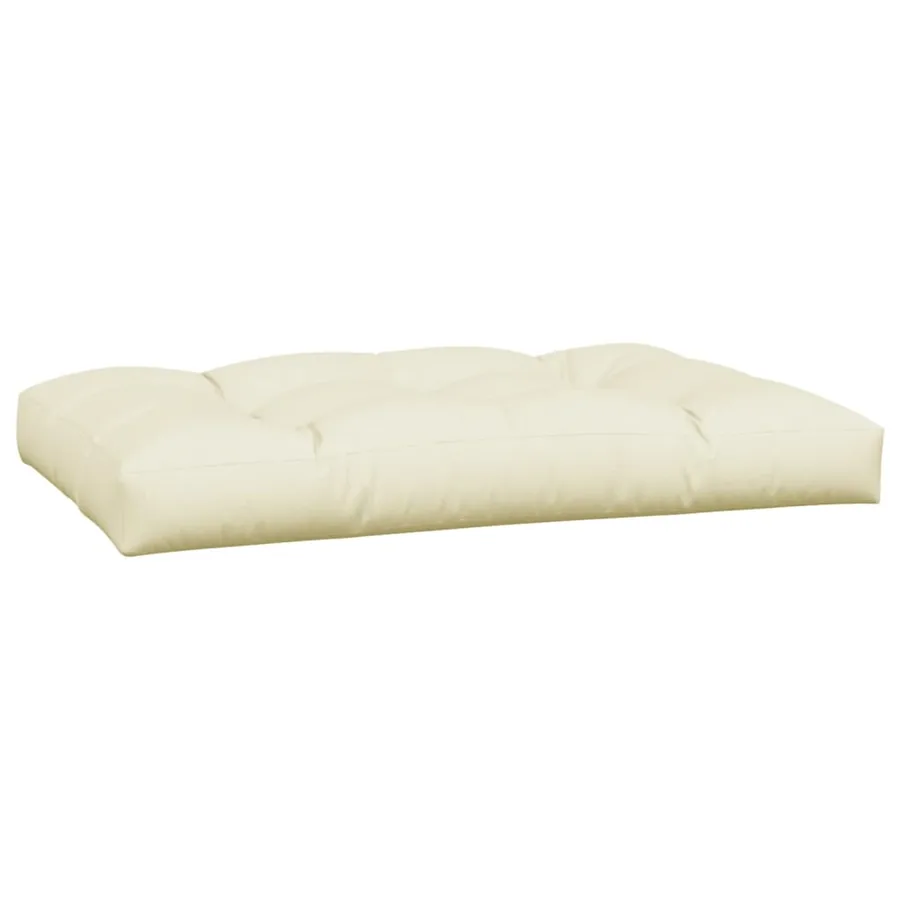 Coussins de palette lot de 7 crème tissu - 6