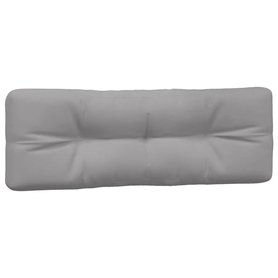 Coussins de palette lot de 3 gris tissu - 4