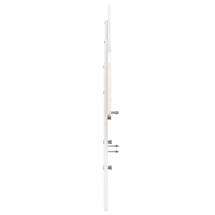 Tête de lit blanc 180 cm bois massif de pin - 5