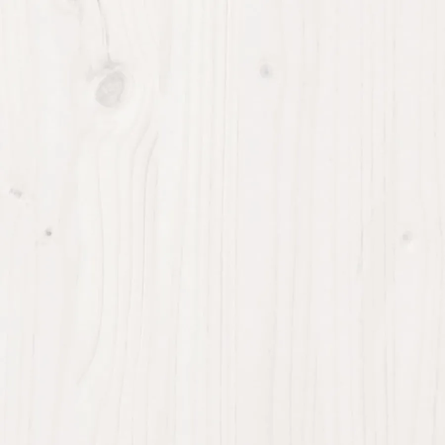 Tête de lit blanc 75 cm bois massif de pin - 8