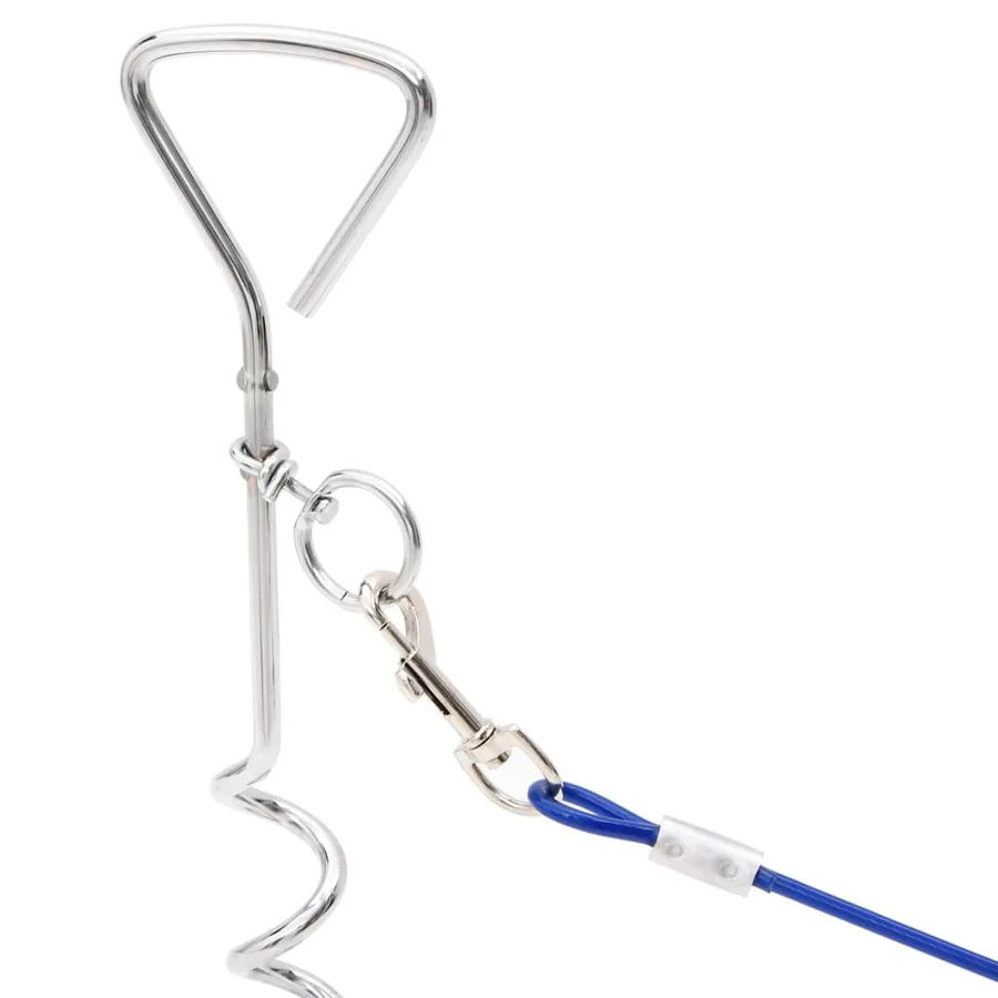 Câble d'attache pour chien avec piquet de sol 3 m - 2