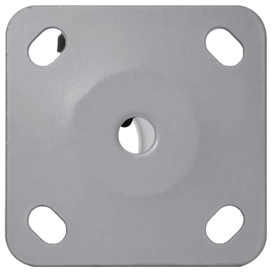 Base de parasol pour mât Ø32/34/38 mm argenté acier - 4
