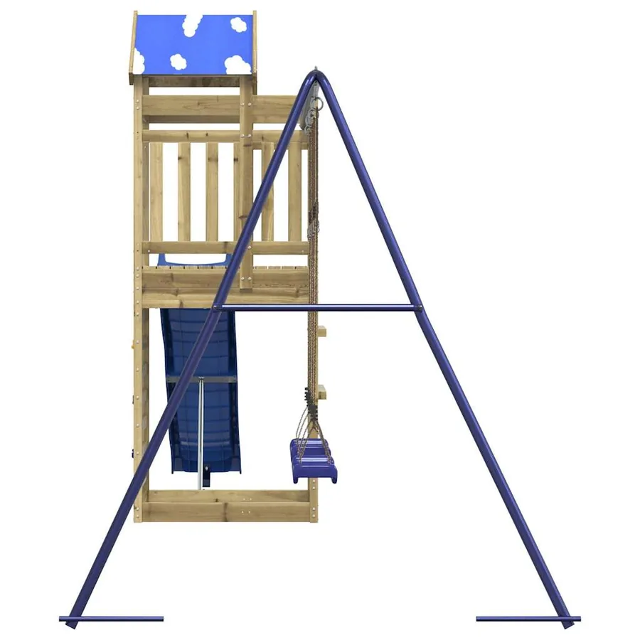 Aire de jeux d'extérieur bois de pin imprégné - 6