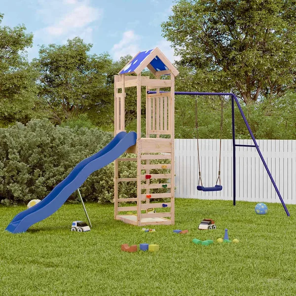 Aire de jeux d'extérieur bois de pin massif