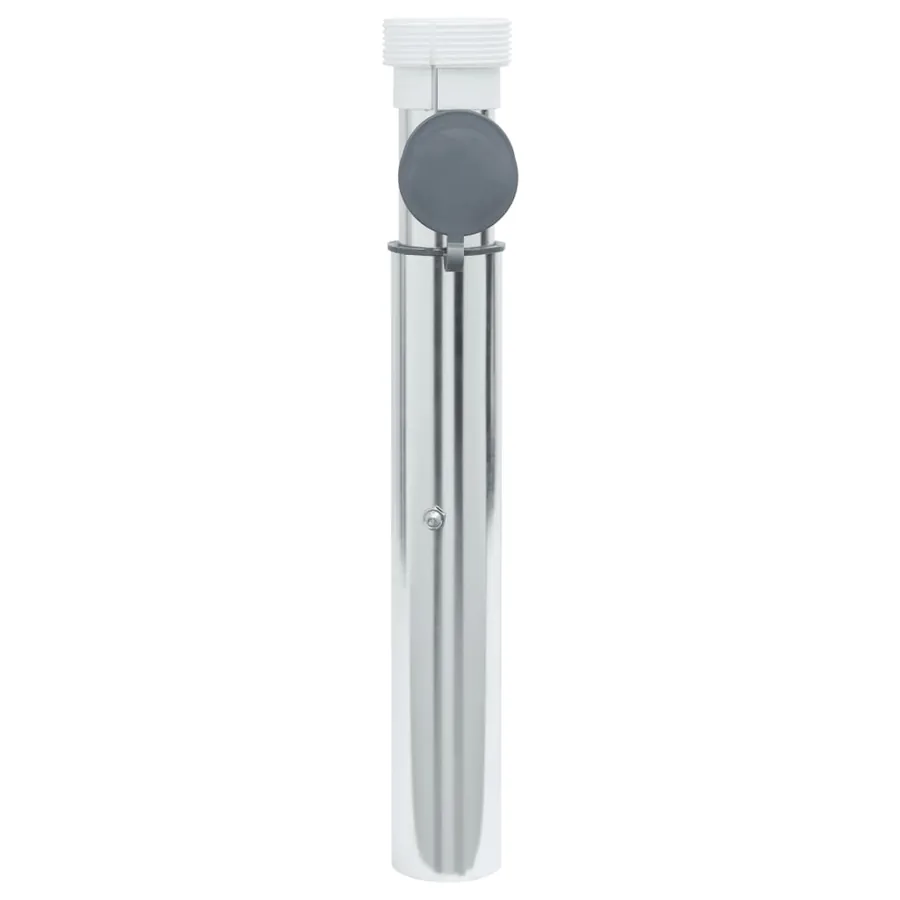 Base de parasol enterrée pour mât 40-50 mm argenté aluminium - 3
