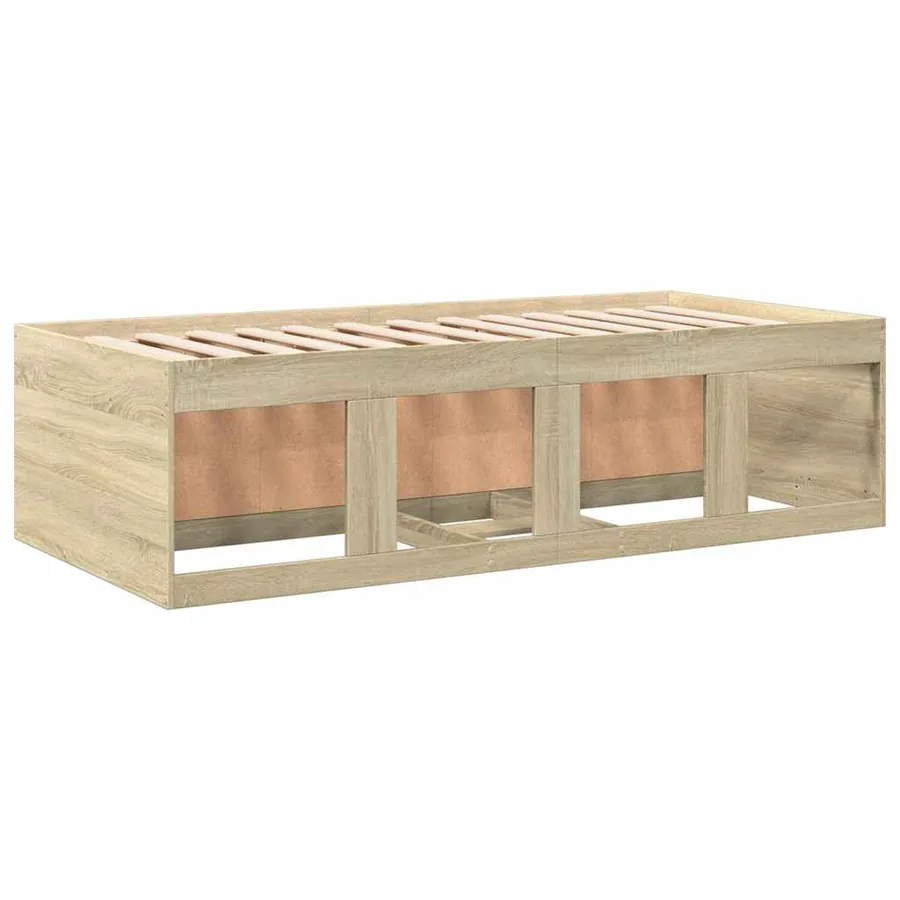 Lit de jour avec tiroirs sans matelas chêne sonoma 75x190 cm - 6
