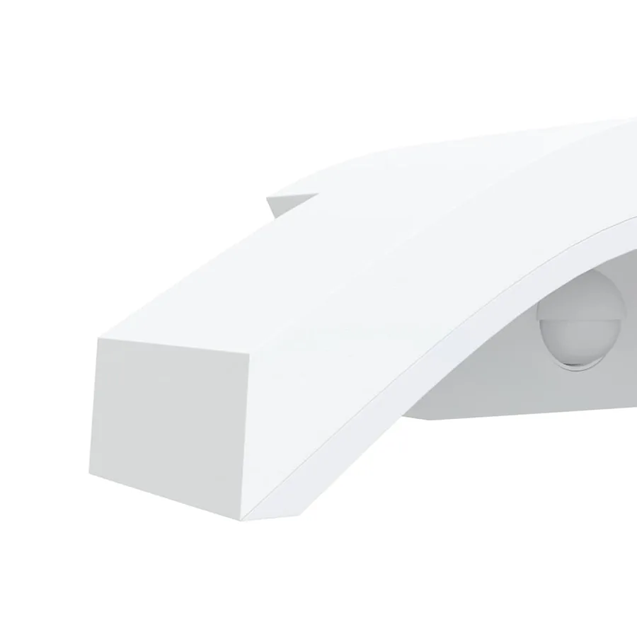 Appliques murales LED d'extérieur avec capteurs 2 pcs blanc - 8