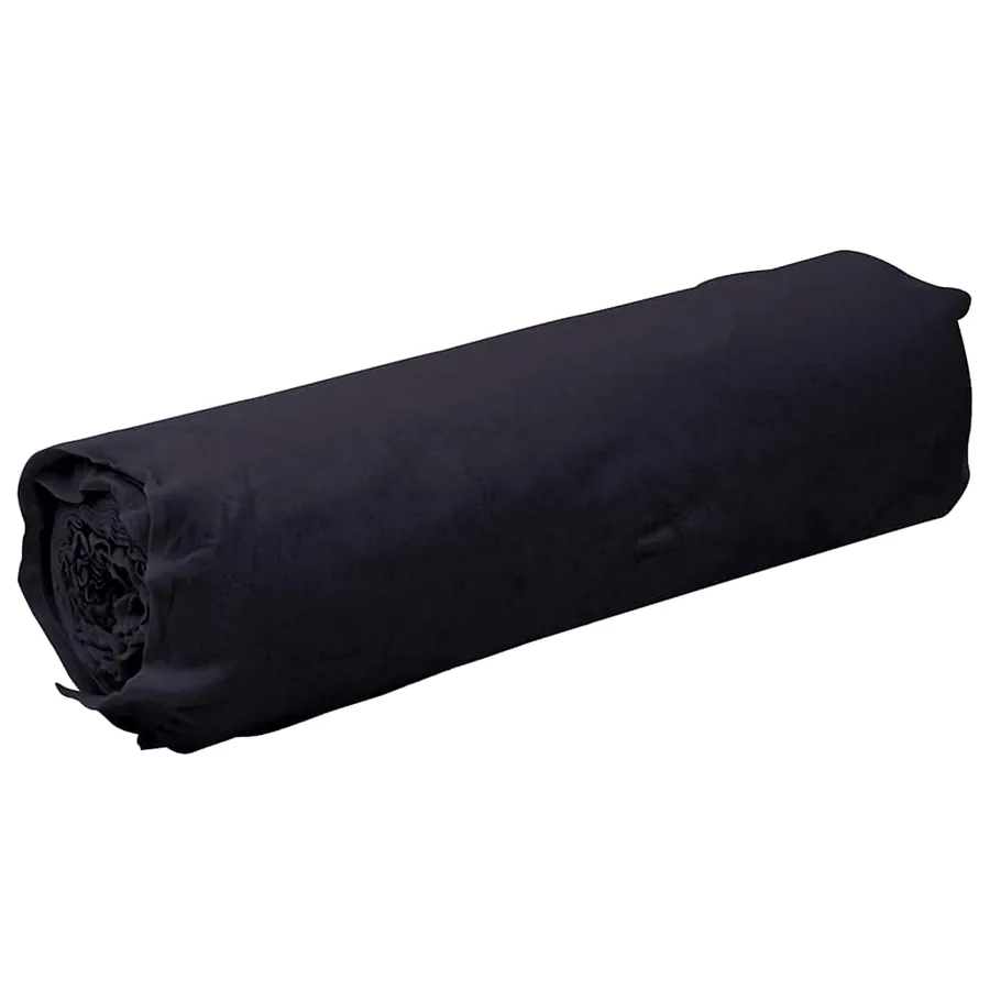 Membrane géotextile noir 1 x 50 m fibre de polyester - 5