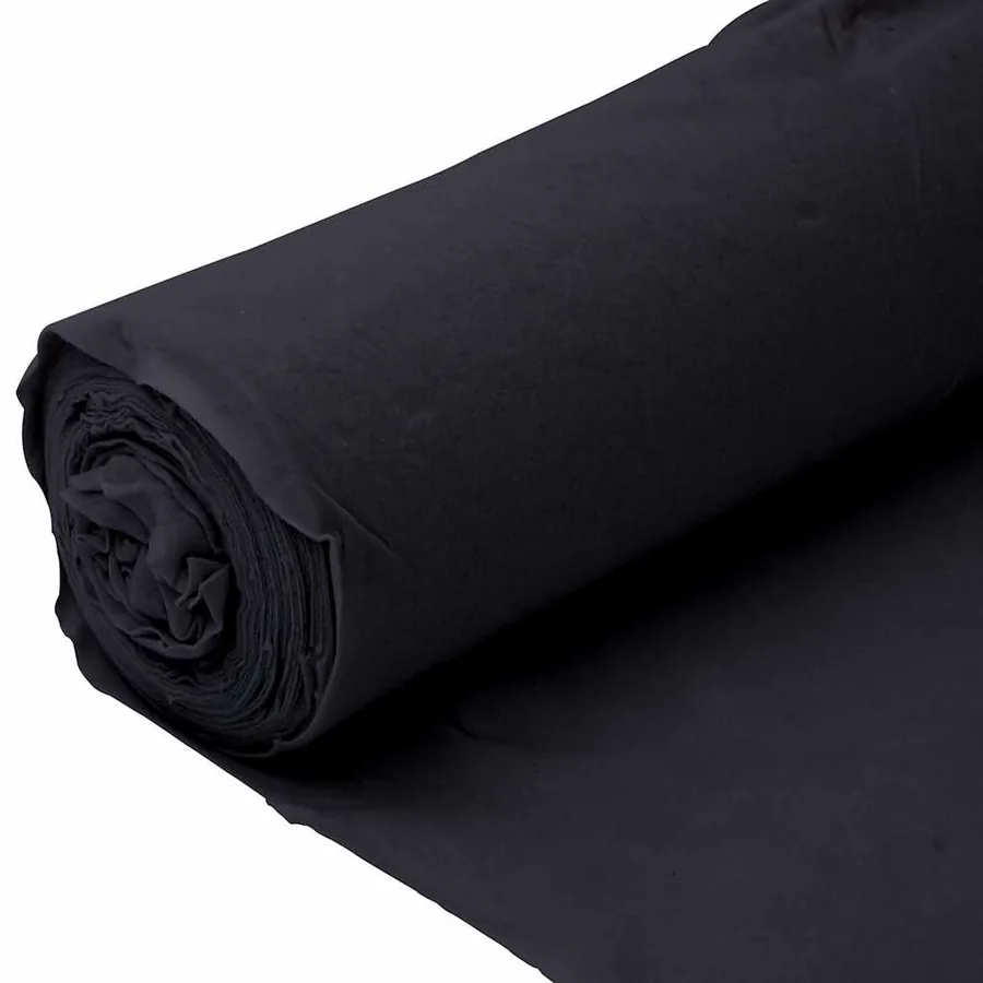 Membrane géotextile noir 1 x 50 m fibre de polyester - 8