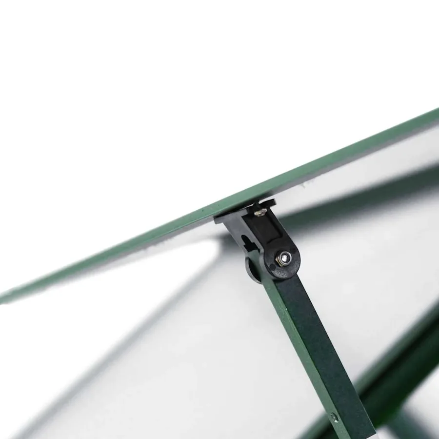 Serre avec cadre de base vert 169x58x202 cm aluminium - 8
