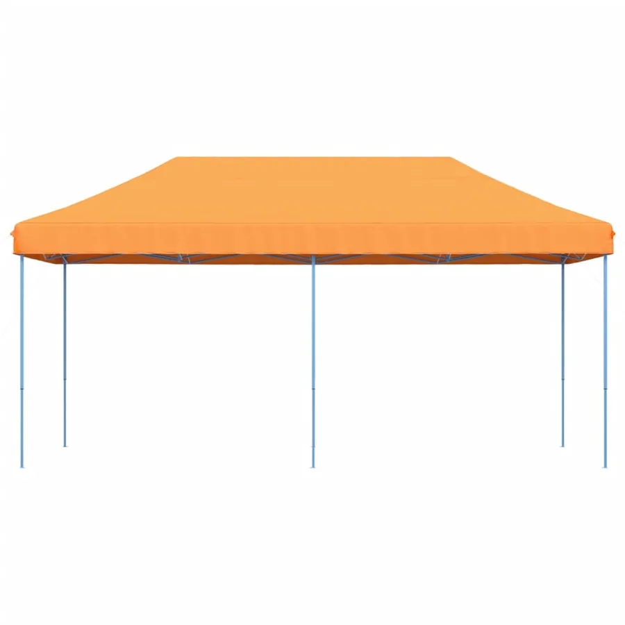Tente de réception pliable escamotable orange 580x292x315 cm - 3