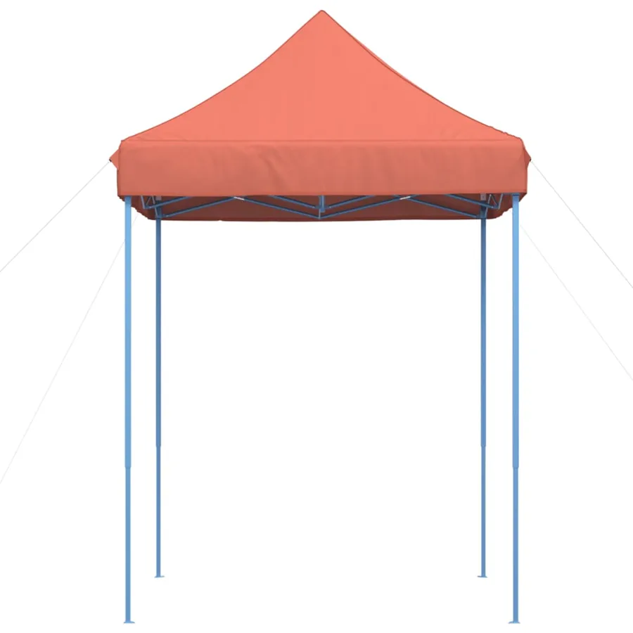 Tente réception pliable escamotable terre cuite 200x200x306 cm - 4