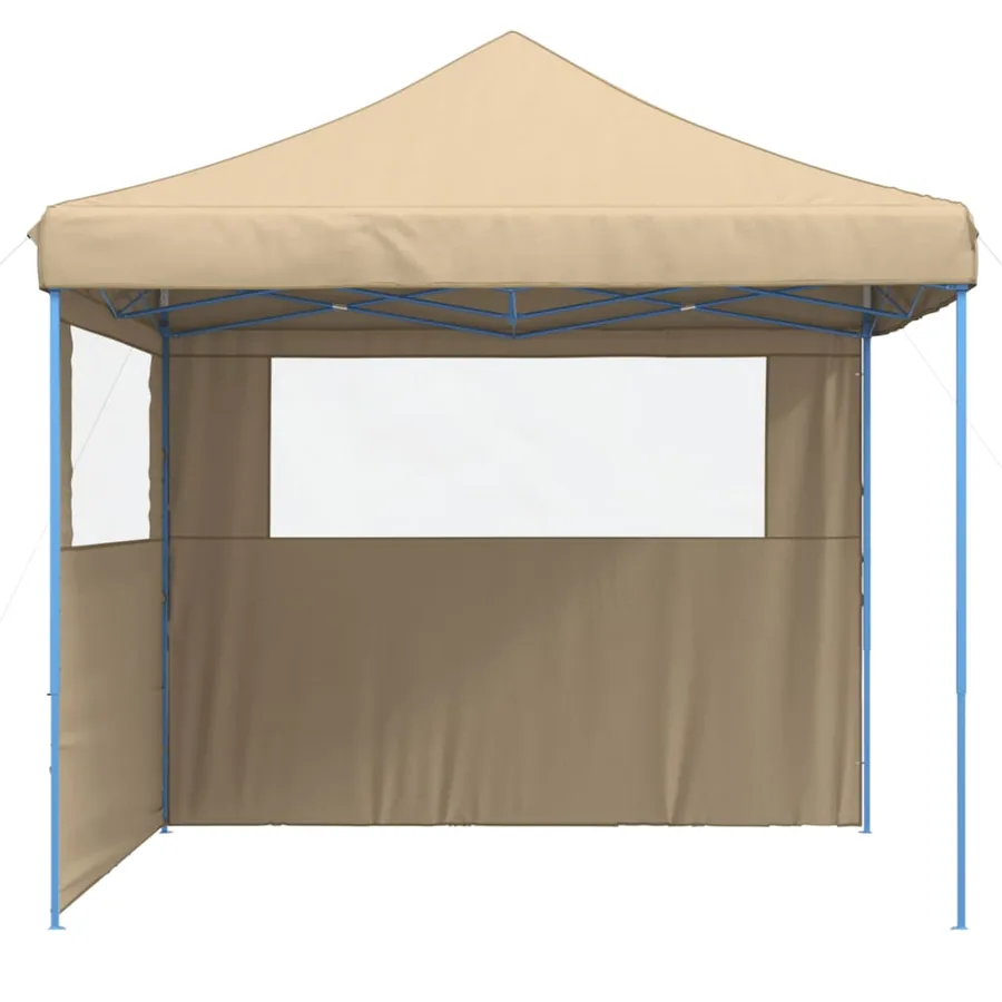 Tente de réception pliable escamotable avec 2 parois latérales - 4
