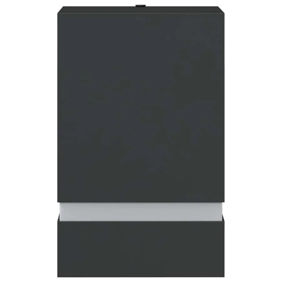 Applique murale d'extérieur noir acier inoxydable - 4