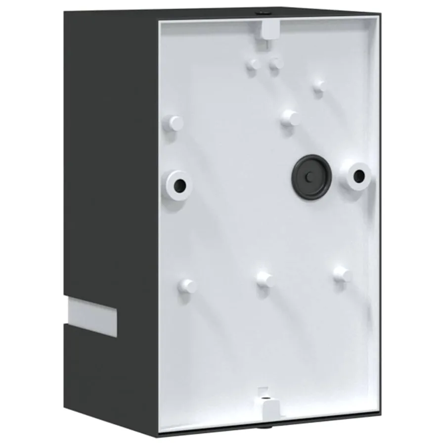 Applique murale d'extérieur noir acier inoxydable - 6