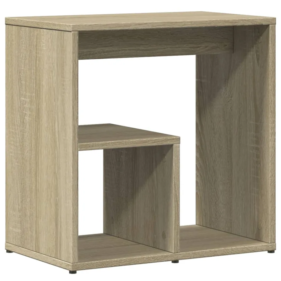 Tables d'appoint 2 pcs chêne sonoma 50x30x50 cm bois ingénierie - 5
