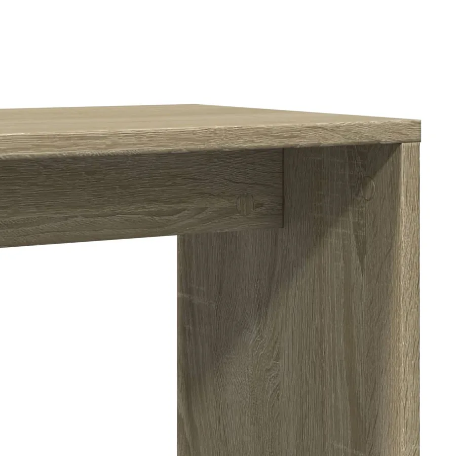 Tables d'appoint 2 pcs chêne sonoma 50x30x50 cm bois ingénierie - 9