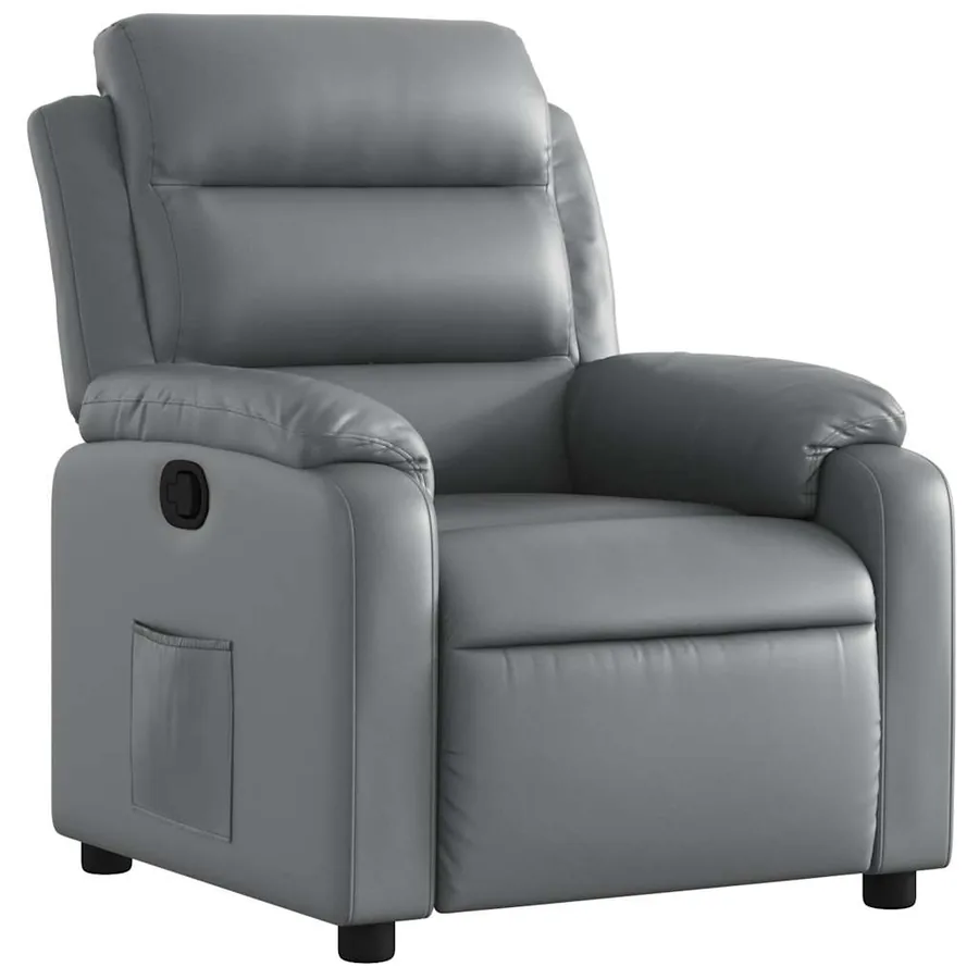 Fauteuil inclinable Gris Similicuir - 2