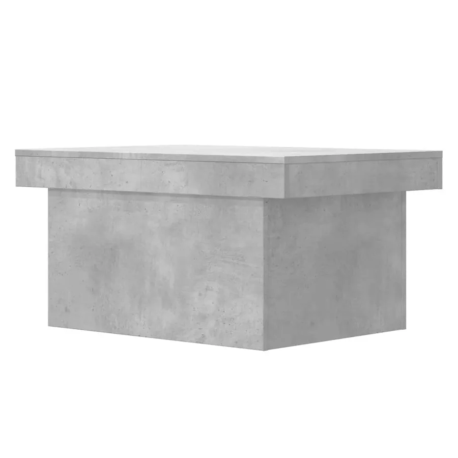 Table basse gris béton 100x55x40 cm bois d'ingénierie - 7