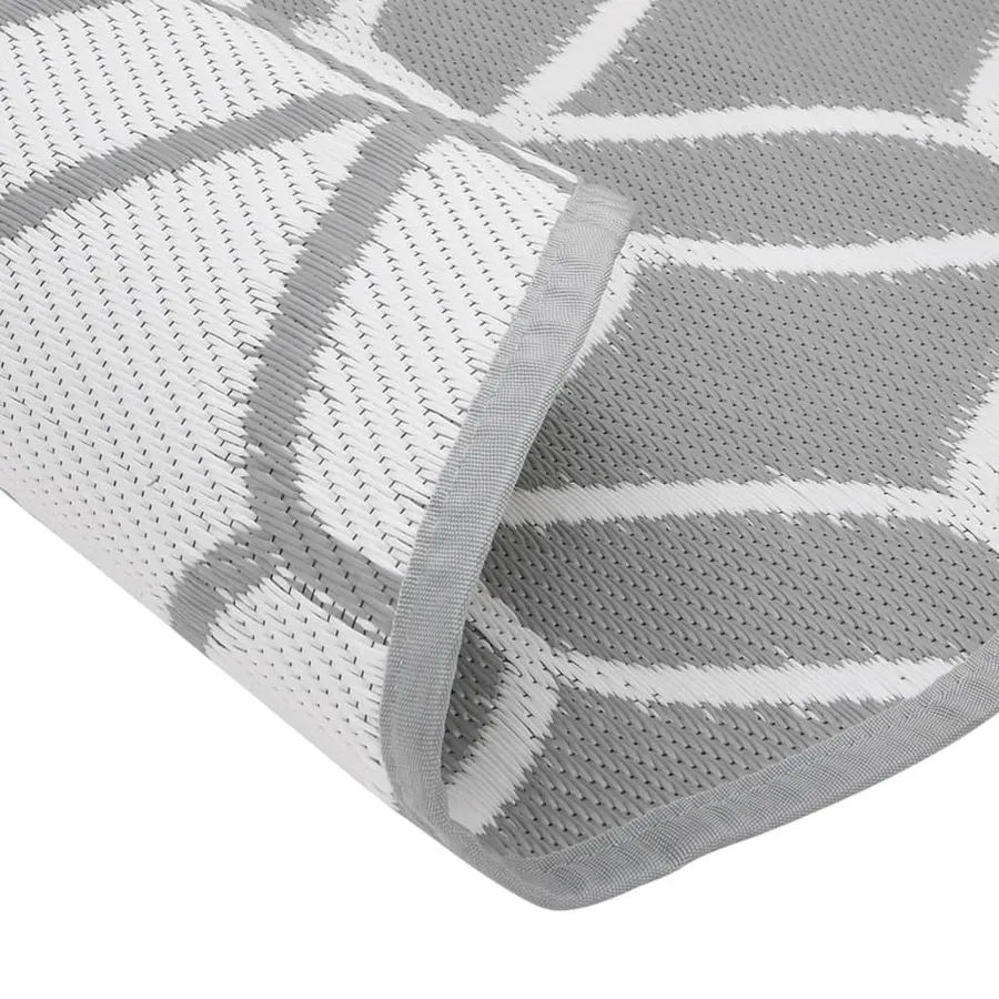 Tapis d'extérieur ARAKIL gris Ø160 cm PP - 5