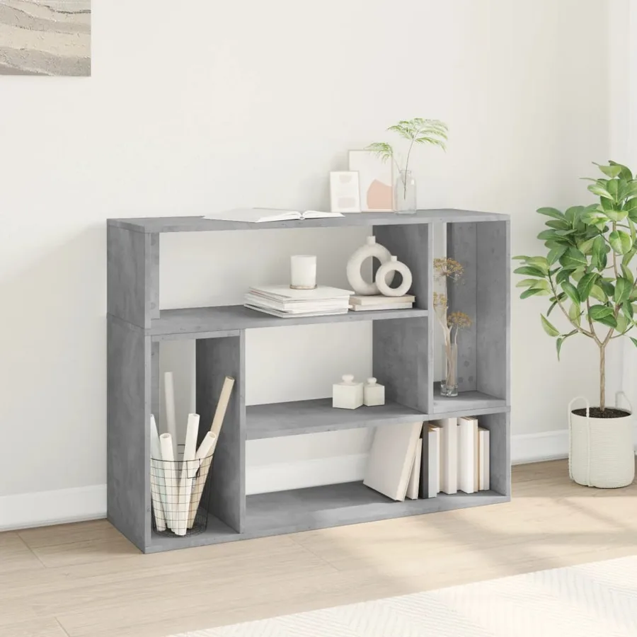 Meuble TV Gris béton - 4
