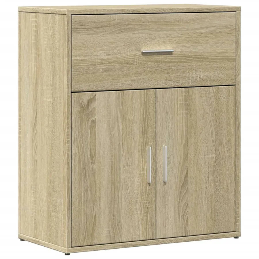 Buffets 2 pcs chêne sonoma 60x31x70 cm bois d'ingénierie - 4