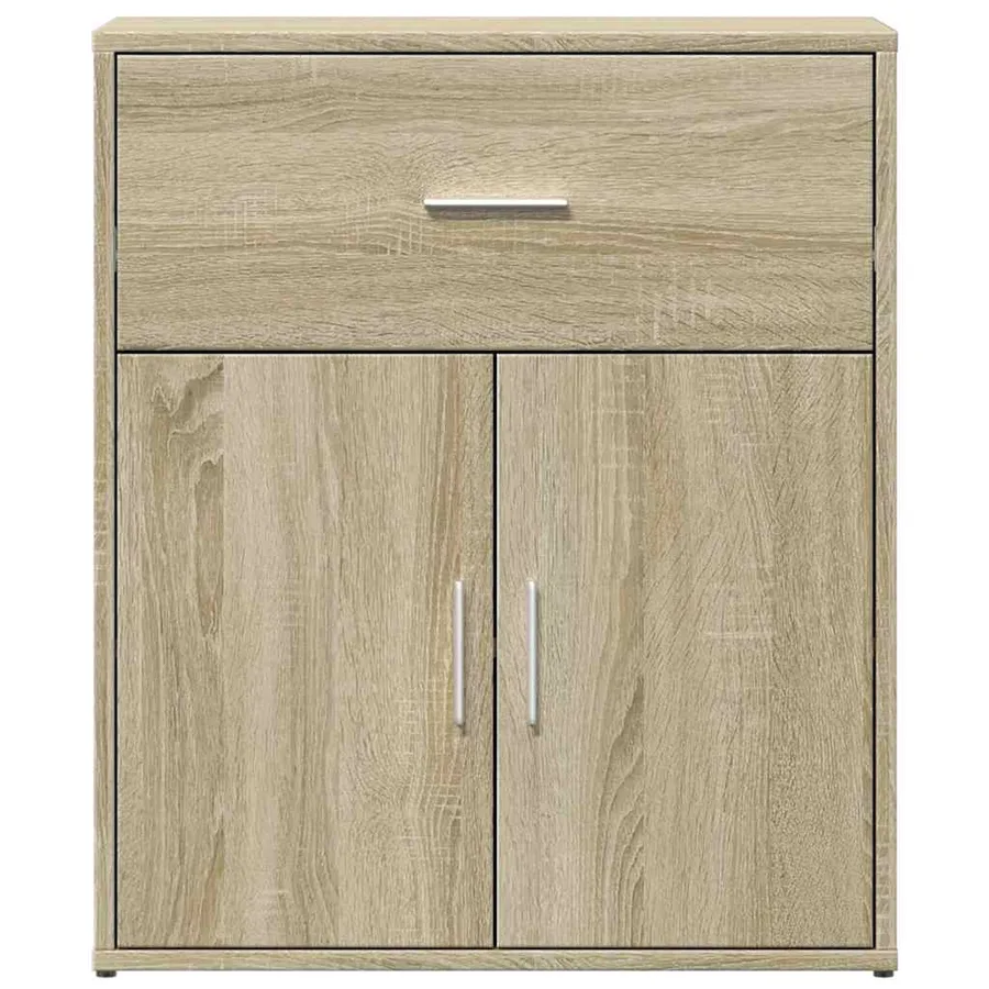 Buffets 2 pcs chêne sonoma 60x31x70 cm bois d'ingénierie - 5