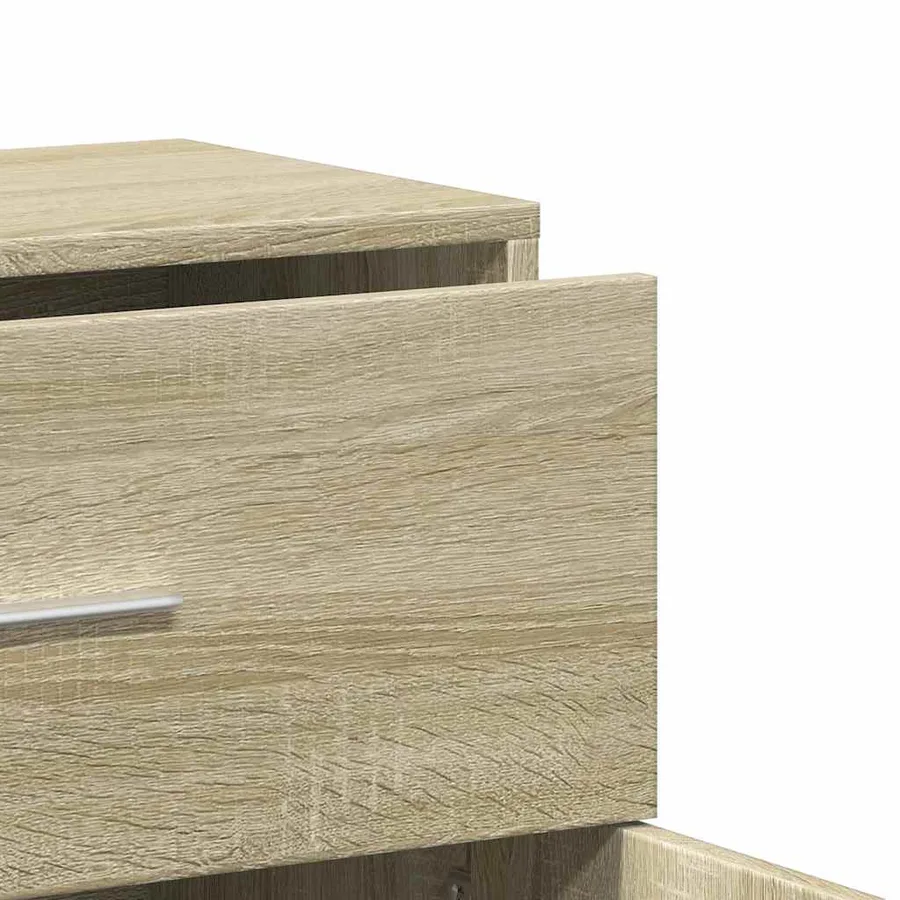 Buffets 2 pcs chêne sonoma 60x31x70 cm bois d'ingénierie - 8