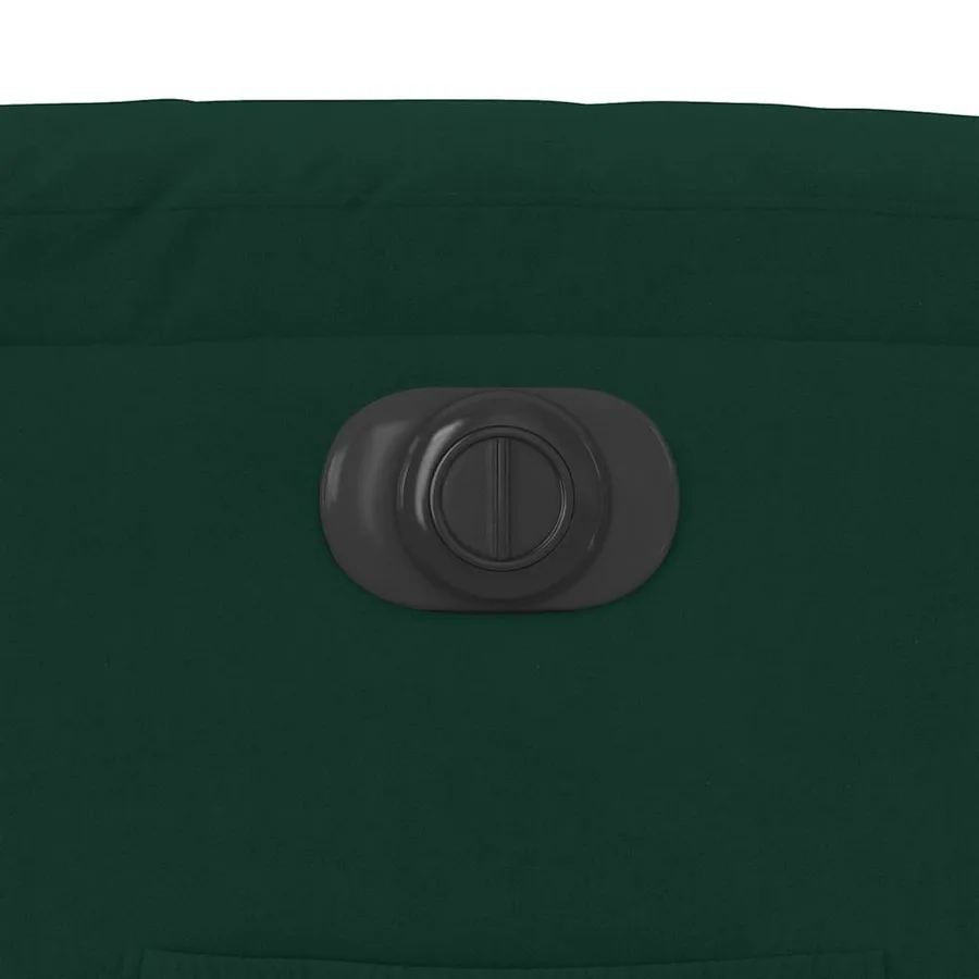 Fauteuil inclinable électrique vert foncé velours - 12