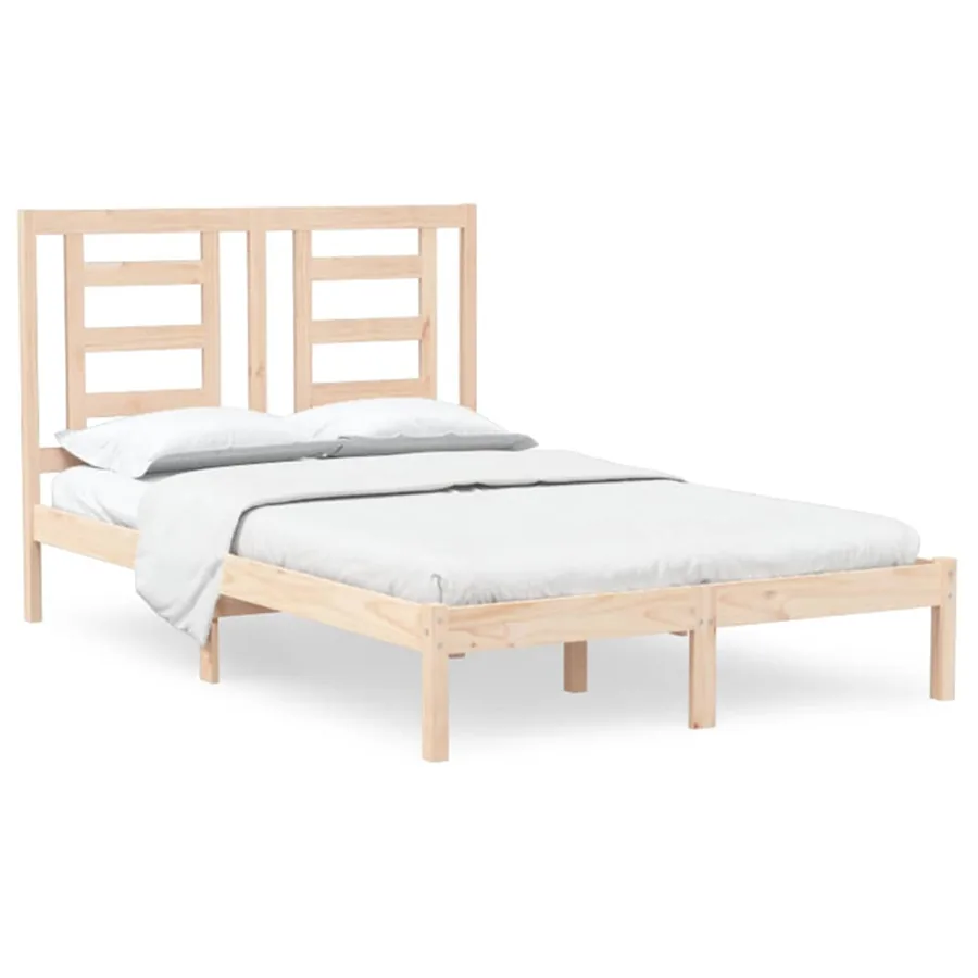 Cadre de lit sans matelas 120x200 cm bois de pin massif - 2