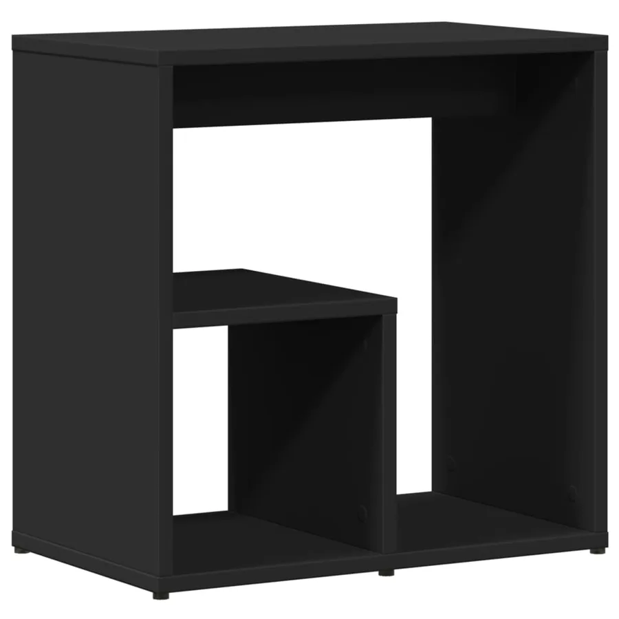 Table d'appoint Noir 50x30x50 cm Bois d'ingénierie - 2