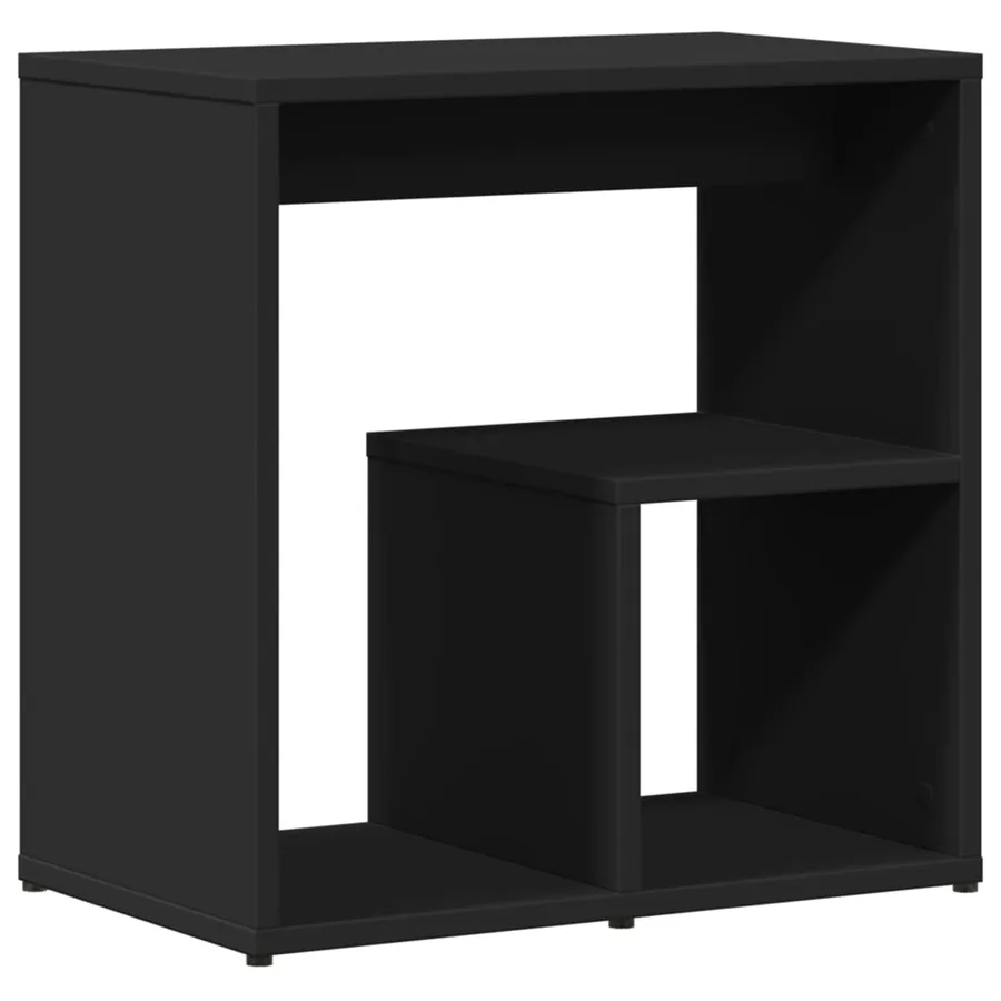 Table d'appoint Noir 50x30x50 cm Bois d'ingénierie - 7
