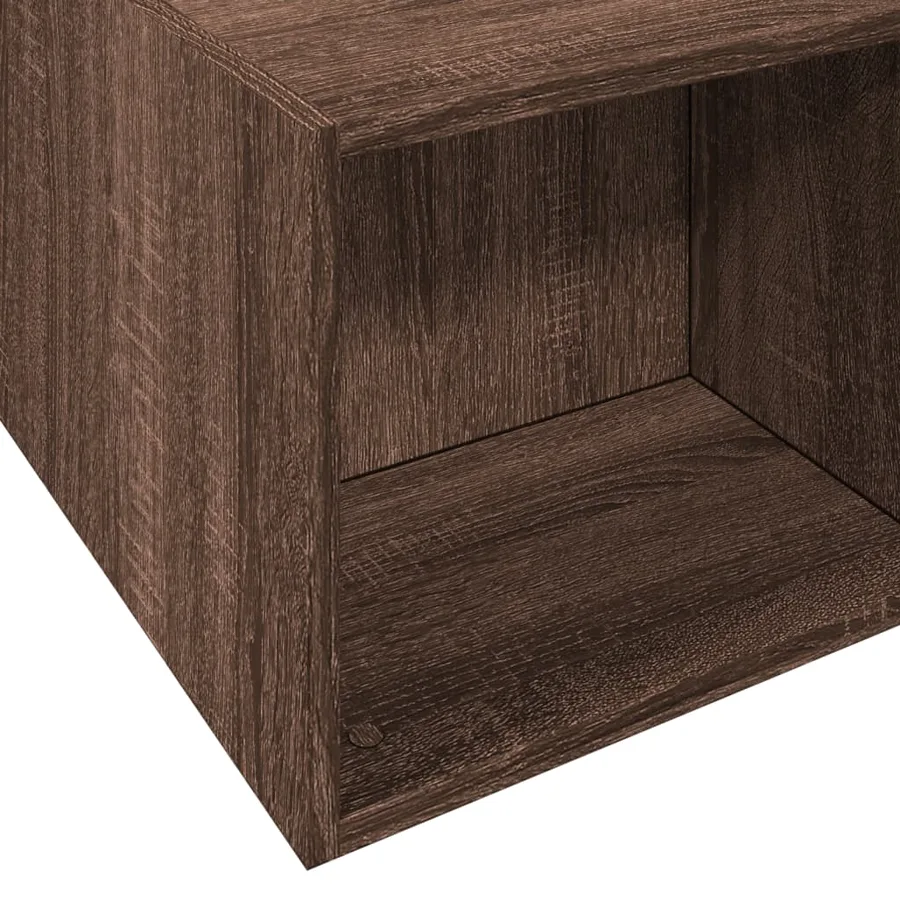 Cadre de lit sans matelas chêne marron 140x200 cm - 7