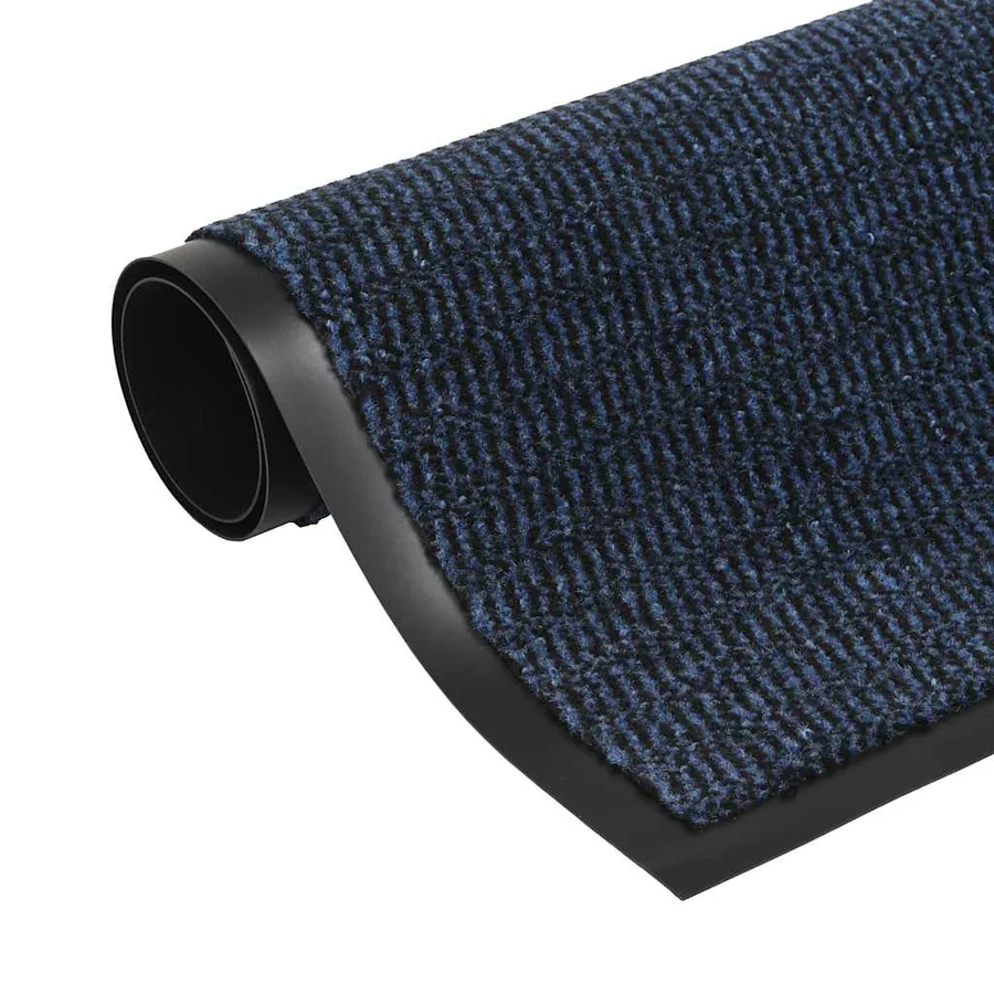 Paillassons rectangulaires 2 pcs 60 x 90 cm Bleu - 2