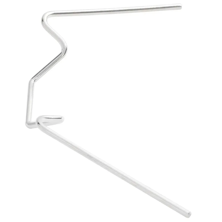 Clips pour serre 100 pcs type W acier galvanisé - 6