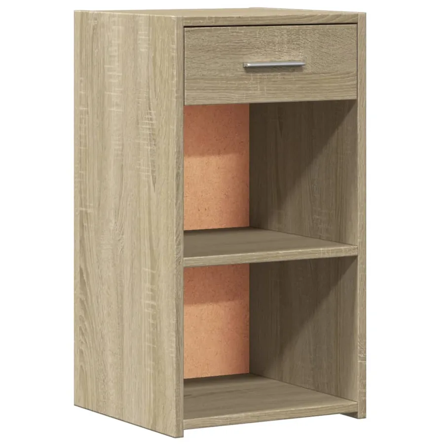 Tables de chevet 2 pcs chêne sonoma 35x34x65 cm bois ingénierie - 4