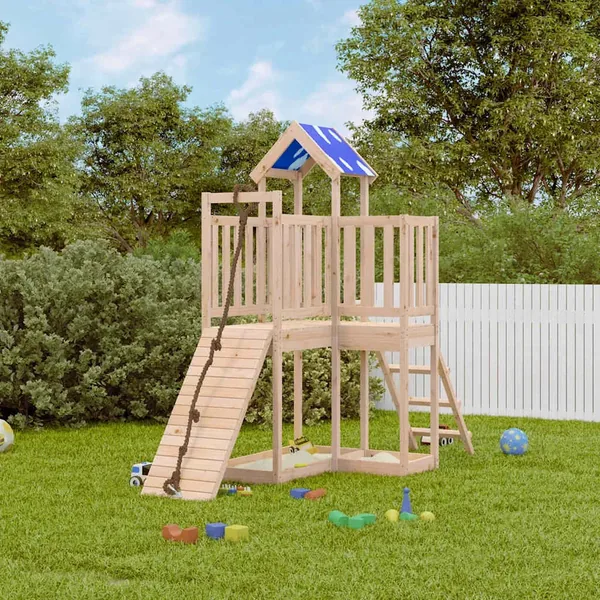 Aire de jeux d'extérieur bois de pin massif