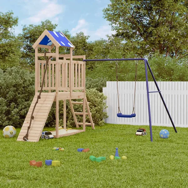 Aire de jeux d'extérieur bois de pin massif