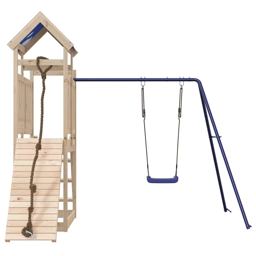 Aire de jeux d'extérieur bois de pin massif - 3