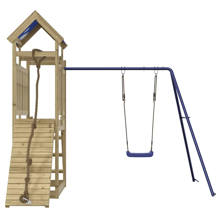Aire de jeux d'extérieur bois de pin imprégné - 3